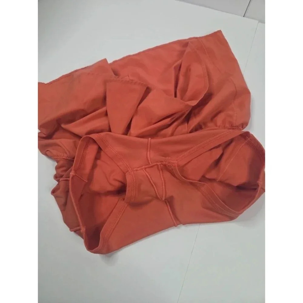 Offline Aerie Crossover Flowy Shorts Coral Orange Medium